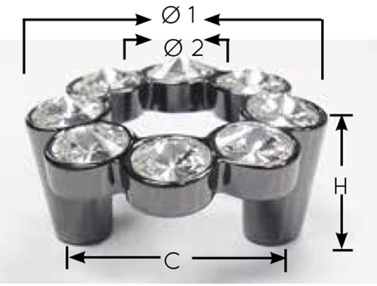 Swarovski Crystal Knobs and Handles Swarovski Crystal Knobs and Handles