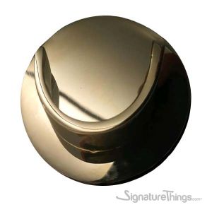 Open End Brass Closet Rod Bracket with Mount Pin without Holes
