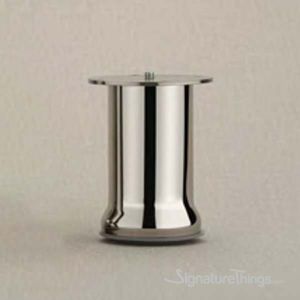 L-15 - 50mm - Furniture Leg - Polished Chrome