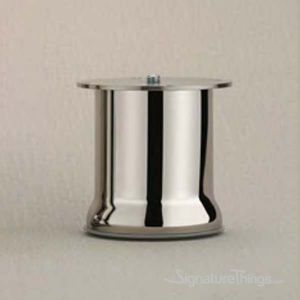 L-14 - 75mm - Furniture Leg - Polished Chrome