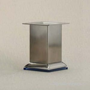 L-8 - 50mm - Furniture Leg - Polished Chrome - Matt