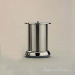 L-2 - 63mm - Furniture Leg - Polished Chrome - Matt