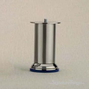 L-1 - 45mm - Furniture Leg - Polished Chrome - Matt