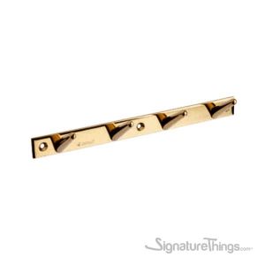J-DX-121 Brass Wall Mounted Hook Bar - Polished Chrome