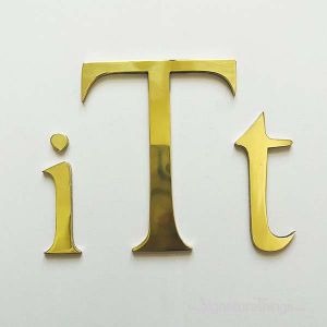 Brass Alphabet Letters